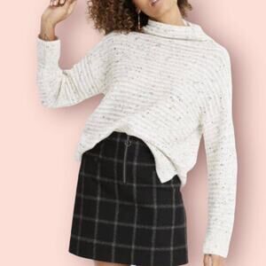 Madewell Donegal Belmont Cream Speckle Sweater XXS 00 0 2